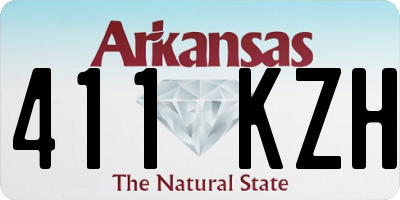 AR license plate 411KZH