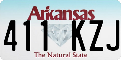 AR license plate 411KZJ