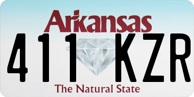 AR license plate 411KZR
