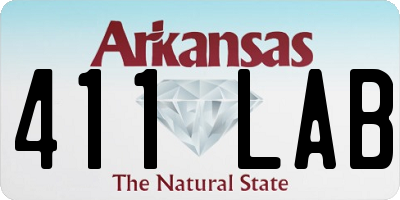 AR license plate 411LAB