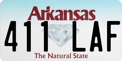 AR license plate 411LAF