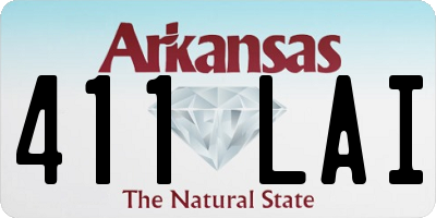 AR license plate 411LAI