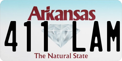 AR license plate 411LAM