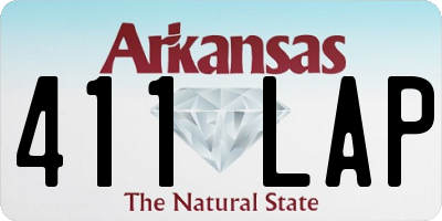 AR license plate 411LAP
