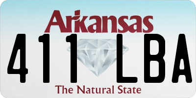 AR license plate 411LBA