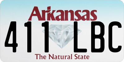 AR license plate 411LBC