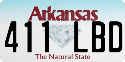 AR license plate 411LBD