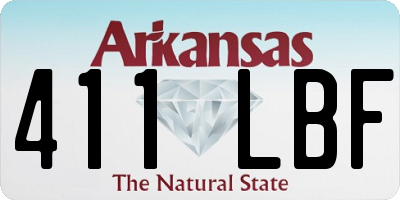 AR license plate 411LBF