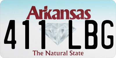AR license plate 411LBG
