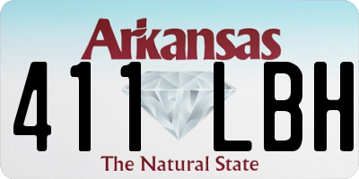 AR license plate 411LBH