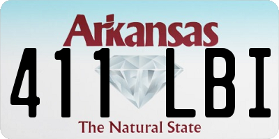 AR license plate 411LBI