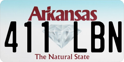 AR license plate 411LBN