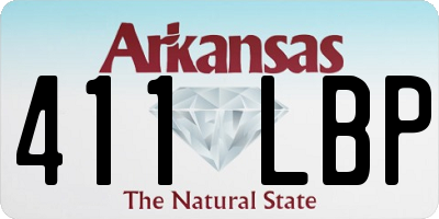 AR license plate 411LBP