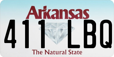 AR license plate 411LBQ