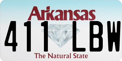 AR license plate 411LBW