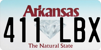 AR license plate 411LBX