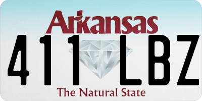 AR license plate 411LBZ