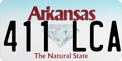 AR license plate 411LCA