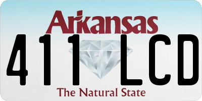 AR license plate 411LCD