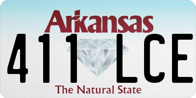 AR license plate 411LCE