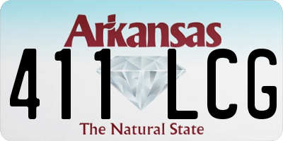 AR license plate 411LCG
