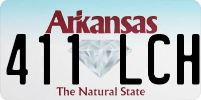 AR license plate 411LCH