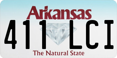 AR license plate 411LCI