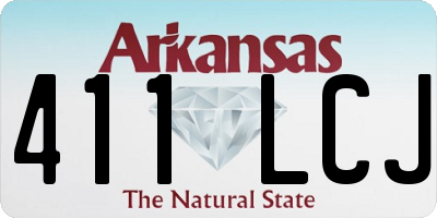 AR license plate 411LCJ