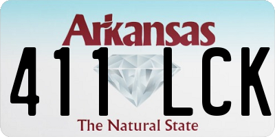 AR license plate 411LCK