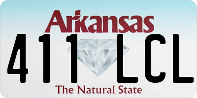 AR license plate 411LCL