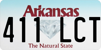 AR license plate 411LCT