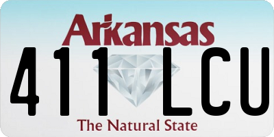 AR license plate 411LCU