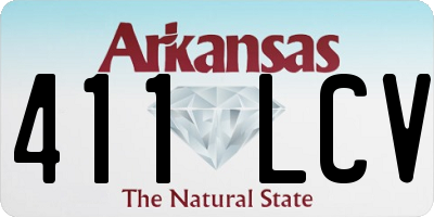 AR license plate 411LCV