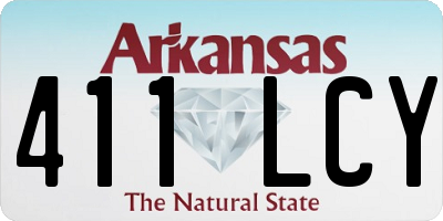 AR license plate 411LCY