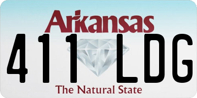 AR license plate 411LDG