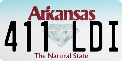 AR license plate 411LDI