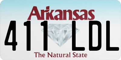 AR license plate 411LDL