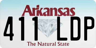 AR license plate 411LDP