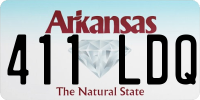 AR license plate 411LDQ