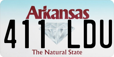 AR license plate 411LDU