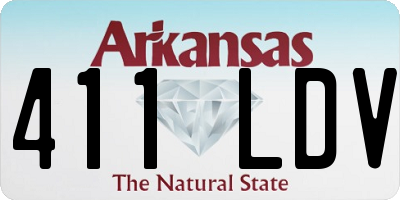 AR license plate 411LDV