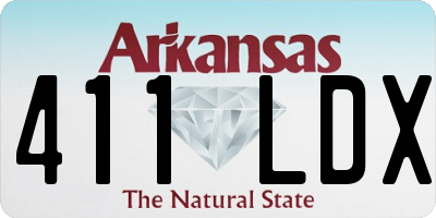 AR license plate 411LDX