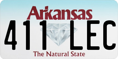 AR license plate 411LEC