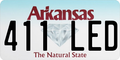 AR license plate 411LED