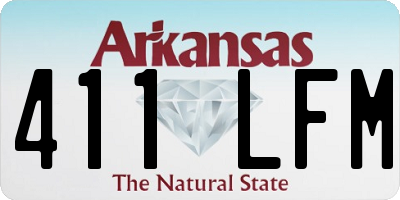 AR license plate 411LFM