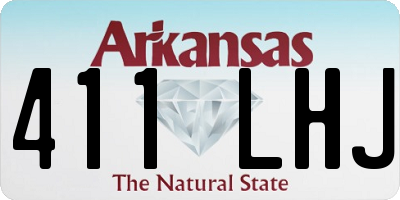 AR license plate 411LHJ