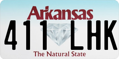 AR license plate 411LHK