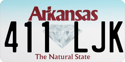 AR license plate 411LJK