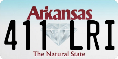 AR license plate 411LRI
