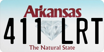 AR license plate 411LRT